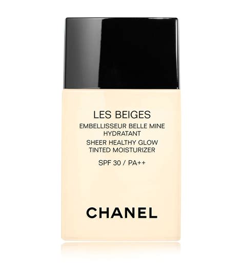 chanel les beiges tinted moisturizer|Chanel Les Beiges colour chart.